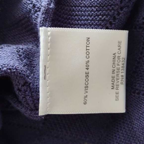 NWT ModCloth Size Medium Blue Short Sleeve Open Knit Top - Picture 10 of 14